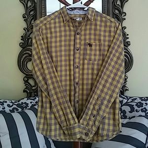 2/$20 Abercrombie plaid long s shirt.  Size 12.